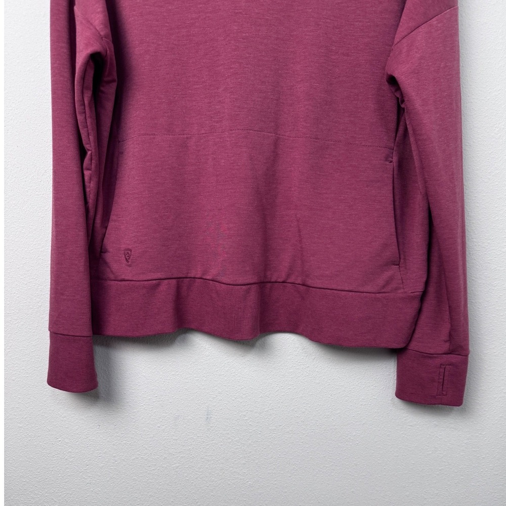 Kuhl Rhea Sweater Dusty Pink Mauve Pullover Thumbholes Granola Girl Hiking L - Picture 3 of 12